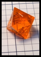 Dice : Dice - DM Collection - Armory Orange 1st Generation Transparent  D8 - Ebay Sept 2014